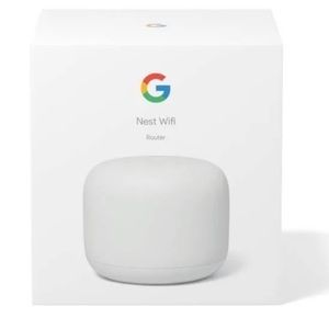 Google - Nest Wifi - Mesh Router (AC2200) - Snow 
Model:GA00595-US SKU:6382499